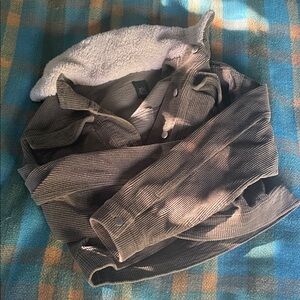 Corduroy Jacket with Sherpa Lining